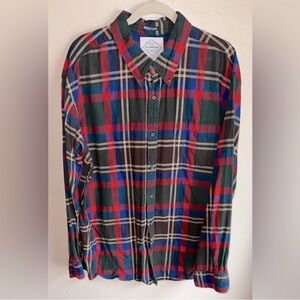St. John's Bay Multicolor Brushed Flannel Men's Shirt